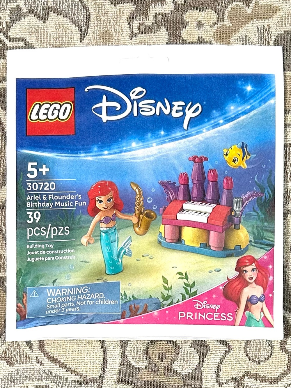 4/$20 Lego Disney Ariel & Flounder’s Birthday Music Fun #30720 Building Kit Bag